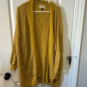 Mustard cardigan